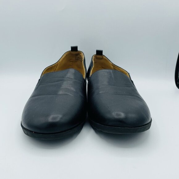 Comfortview Shoes Womens Size 11 Wide Black June Comfort Wedge Slip On Loafers - Picture 4 of 11